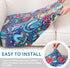 hyha Floral Printed Couch Cushion Covers, Washable Stretch Pattern for Outdoor Furniture, Small, Paisley