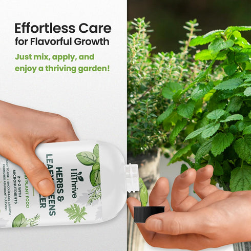 HiThrive 16oz 24 Liquid Fertilizer for Vegetable Garden Makes Gallons of Garden Fertilizer for Outdoor Vegetables