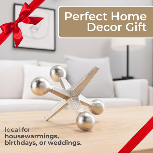 5" Modern Decorative Sculpture Figurine - Home Accent for Living Room Decor or Bathroom Decor - Elegant Statement