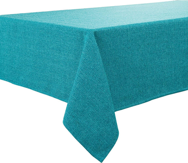 BALCONY & FALCON Small Square Tablecloth Washable Wrinkle Resistant and Water Proof