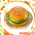 6 CroBlissful Pcs Artificial Hamburgers Realistic Fake Food Bread Model Photography Prop for Kitchen Food Fake Display