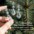 10pcs 38mm 50mm Crystal Sun Catcher, Clear Maple Leaf Crystal Chandelier Prism Pendant Parts, Suncatchers Hanging