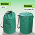 INGFLOW 200L 48 leaf Collector Bag, Shoulder Strap, and Drawstring Reusable Yard Garden Bag for Leaves and Lawn Trash
