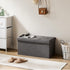 30 Inches NEWBULIG Folding Storage Ottoman Bench with Padded Seat for Bedroom, Small End of Bed Foot Rest Stools