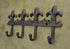 Lulu Decor Cast Iron Fleur De Lis Key Hook, Antique Brown, Decorative Wall Mount
