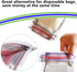Candy Nut Bag, Set of 24 Reusable Mason Jar Bags, Ideal for Fresh & Leakproof Snack Storage