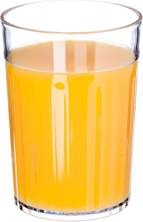 Carlisle FoodService Products Bistro Tumbler, Plastic, 10.2 Ounces, Clear