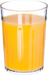 Carlisle FoodService Products Bistro Tumbler, Plastic, 10.2 Ounces, Clear