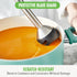 GreenLife 500-Watt Immersion Electric Handheld Stick Blender, Multi-Speed Control, with Whisk, Frother, Measuring Cup