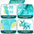 KatchOn Giant Blue Dinosaur Balloons, 38 Inch Pack of 2 Mylar Balloons for Birthday Party Decor