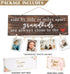 Grandparents Gifts from Grandchildren, Photo Holder for Side by Side or Miles Apart, Great for Christmas Birthday