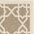 SAFAVIEH Courtyard Collection Accent Rug - 2' x 3'7", Brown & Beige, Non-Shedding, Easy Care, Indoor/Outdoor, Washable