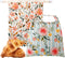 Augine Beeswax Bread Bag, 2 Pack Sourdough Bread Bags, Reusable Bread Bags for