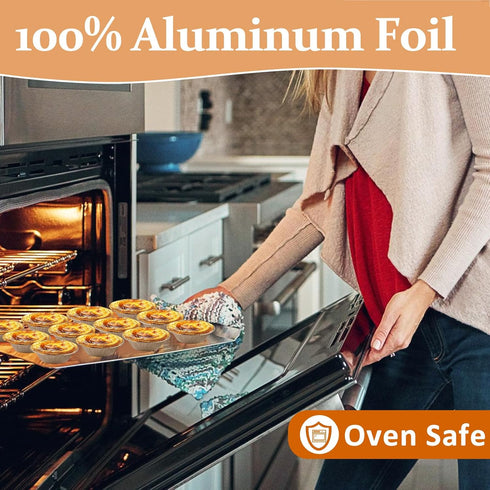 200 Pieces 2.6 Inch Round Pie Tart Small Tin Foil Pans - Disposable Aluminum Mini Pie Pans for Baking