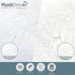 Premium Standard Waterproof Pillow Protector Covers 20''x 28'', Set of 2, Zippered Pillowcase