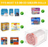 Extra Large Trash Bag Dispenser Roll Holder, Wall Mount Acrylic Kitchen Under Sink Organizer for 13 30 33 Gallon