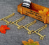 LIONWEI LIONWELI 4 Inch Gold Iron Plate Stand Holder, Easel Display Stand for Plate, Picture, Photo and More, 4 pcs
