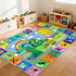 Kids Rug for Playroom, 3x5 ABC Educational Carpet for Classroom,Non Slip Washable