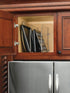 Rev-A-Shelf 12" Baking Sheet Shelf Organizer for Kitchen Cabinets, Chrome Divider Pan Rack Storage Wires
