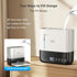4L 40H 12H 360 Nozzle, 7-Color JRD Humidifiers for Bedroom, Ultrasonic Humidifier for Large Room, Cool Mist Top-Fill