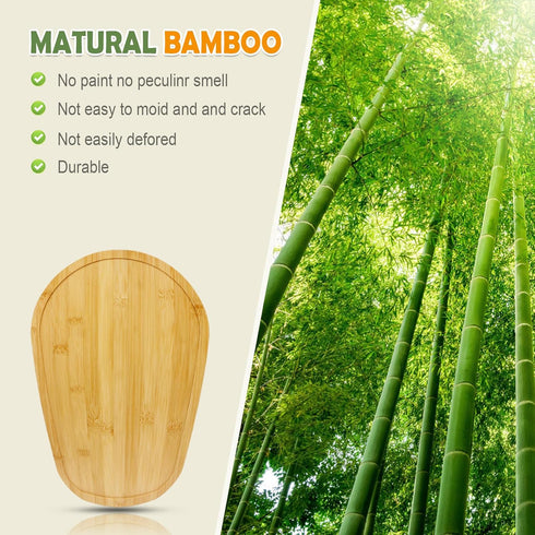 Bamboo Mixer Slider, Compatible with Kitchen Aid 5-8 Qt Stand Mixer, Kitchen Countertop Storage Mover