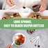 Measuring Cups and Spoons Set of 16, 5 Nesting Metal Cups, 5 Measuring Spoons, 1 Leveler, 5 Mini Spoons for Cooking.