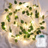 Vines with Lights Battery Operated, 6.56ft 20 LED Pothos with Fairy Lights,
