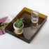 16"x12" ATZYmolin Large Acrylic Serving Tray Decorative Ottoman Coffee Table Vanity Tray Tea Fruit Platter Snack