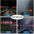 4 Macarrie Pcs Solar Powered Driveway Markers Reflective Lights Driveway Reflectors on Poles for Snow Road Outdoor Yard