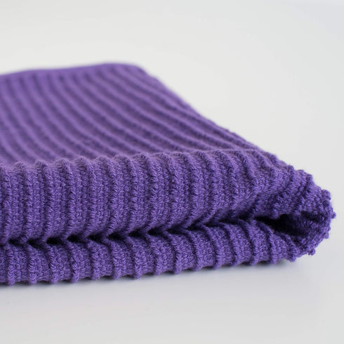 Now Designs Ripple Kitchen Dishcloth, Set of 4, Prince Purple