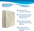 HQRP Wick Filter (4-Pack) Compatible with Duracraft Humidifiers DH803 DH804 DH805 DH806