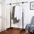 Adjustable Honey-Can-Do Rolling Garment Rack - Heavy-Duty Chrome Organizer