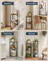 3-Tier 15 10.6 27.8 Inches, ULBC620K01 SONGMICS HOME Superfast Toolless Assembly, Corner Shelf Stand, Corner Standing