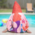 Ythuil Backpack, 30"x 25" 3-10 Mermaid Hooded Towels for Kids, with Kids Beach Towel for Years, Mermaid Gifts