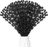 Syhood 200 Pcs Glitter Berry Stems, 13.8 Inches Christmas Berry Picks Holly Branches