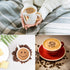 Konsait 50Pack Cake Stencil Templates, Reusable Baking Tools for Cake Cookies, Coffee Decorating Molds