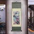 Chinese Landscape Painting Decor, Beautiful Silk Scroll Painting for Home, Vertical Wall Art for Living Room and Bedroom