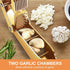 2 1,Effortlessly Garlic press and slicer in Crush, Slice, and Mince Garlic,with this Versatile Kitchen Tool - Perfect