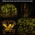 Bushes,100LED 5ftx5ft LED Christmas Net Lights Outdoor Christmas Decorations for Connectable Green Wire Net Christmas