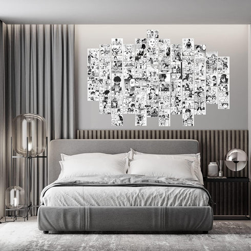 WOONKIT My Hero Academia Posters, Anime Wall Collage for Bedroom Decor, 50PCS 4x6 Inch