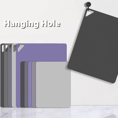 Plastic Cutting Boards for Kitchen, WK Flexible Cutting Board Set of 10, BPA Free, Dishwasher Safe