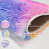 Pink Rainbow Tie Dyed Rug 2x6 ft, Plush High Pile Shag Carpet, Soft Runner for Bedroom Living Room Nursery Decor