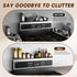 30 Inch, Stove Top Shelf Magnetic Over the Stove Top Shelf, Silicone Oven Spice Rack Organizer Storage Organization