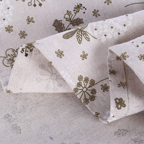 Fridge Washing Machine Dust Proof Cover Protector, Multi-purpose Cotton Linen Universal Top Cover with Storage Bag