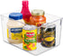 Pack 4 Countertops, Of Plastic Kitchen Organization Pantry Storage Bins - Fridge Organizer Household Food Baskets
