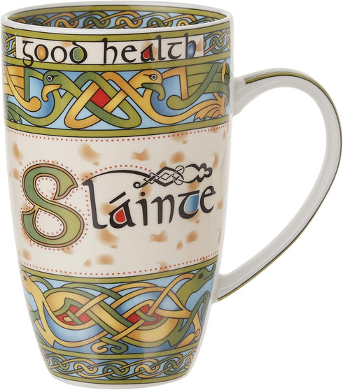 Irish Weave Ceramic Mug Collection, Slainte
