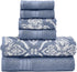 Modern Threads Amaris 6-Piece Reversible Yarn Dyed Jacquard Towel Set - Bath