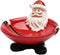 Ceramic Santa Candy Bowl, 3-5/8-Inch, 8 ounces, Red