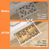 Mat,4 2 Set 9.5''to 19'', Kitchen,Cabinet,Drawers,Countertop AMBIRD Bamboo Spice Drawer Organizer with Non-slip Tier
