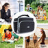 Amersun Insulated Lunch Box for Men, Black - Sturdy Bag with 2 Pockets & Padded Liner for Food Travel
